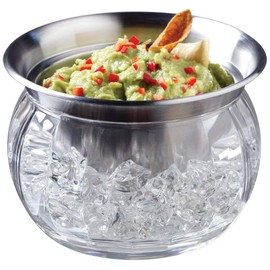 Prodyne Dips On Ice Stainless-Steel Bowl, 16oz