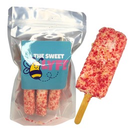 Freeze Dried Strawberry Shortcake Ice Cream Bars 3 Count - Delicous and Crunchy Freeze Dried Ice Cream Bars: Shipped in a box - 3.5 oz
