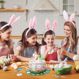 Viiotu Easter Bonnet Kit, Cute Easter Hat Parade DIY Kit, Easter Hat Kit for Kids DIY Crafts Projects and Decorations Activity