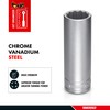 Teng Tools 7/16 Inch 12 Point SAE Deep 1/4 Inch
