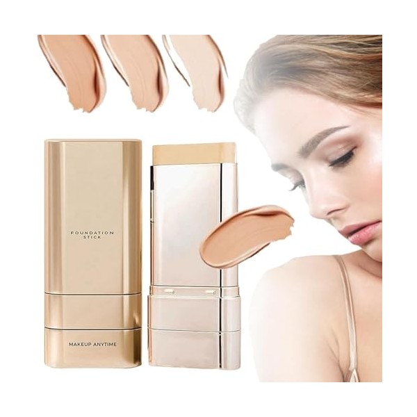 Beauty 2 in 1 Foundation Stick with Brush, Vivien Beauty