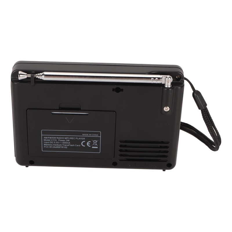 Full Band Recording Radio FM AM MP3 Player LCD Backlight