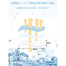 youyiful Heatstroke Prevention Cooling Towel, Cooling Goods, Heat Prevention, Cooling Towel, Cool Towel, Cold Towel, Set of 3