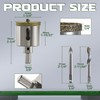 CSOOM 1-5/8"(42mm) Diamond Hole Saw with Center Drill Bit, One-Touch