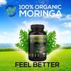 SUPREME HERBALS, 100% Raw and Pure Moringa Leaf Powder Capsules.