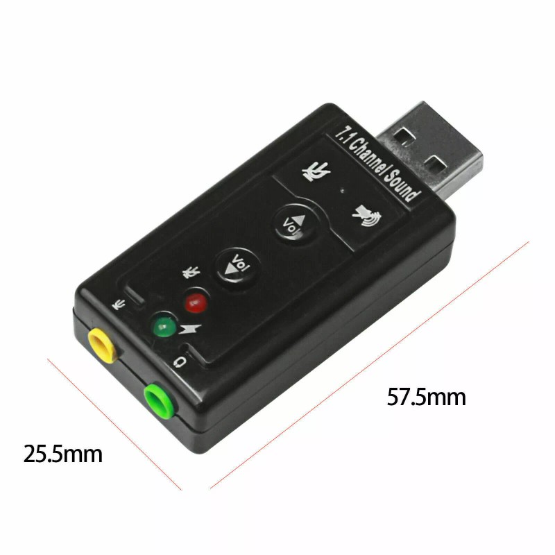 Unbranded USB 2.0 External 7.1 Channel 3D Virtual Audio Sound