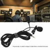 Black Double Head Lavalier Lapel Microphone No Driver Installation Required