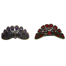 For Women Set of  2 Large Phoenix Barrettes Wing in Full Flair for Women Thick Hair 5899-2