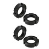 4Pcs Slotted Round Nuts M33x1.5 Carbon Steel Four Slot Round