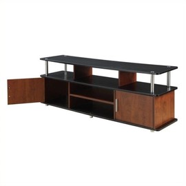 Convenience Concepts Designs2Go 60" Monterey TV Stand, Cherry / Black