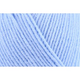 James C Brett Baby Twinkle DK Yarn Double Knitting Sparkly Glitter Wool for Crocheting, Blankets, Baby Garments, Accessories - 100g Ball - Blue BT4 - Single (1 Ball)