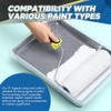 Threlaco 3 Pcs 9 Inch Drywall Compound Roller Cover with