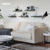 RICHER HOUSE 5 Set Floating Wall Mounted Shelves, Black Shelves