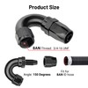 EVIL ENERGY 8AN 150 Degree One Piece Full Flow Hose
