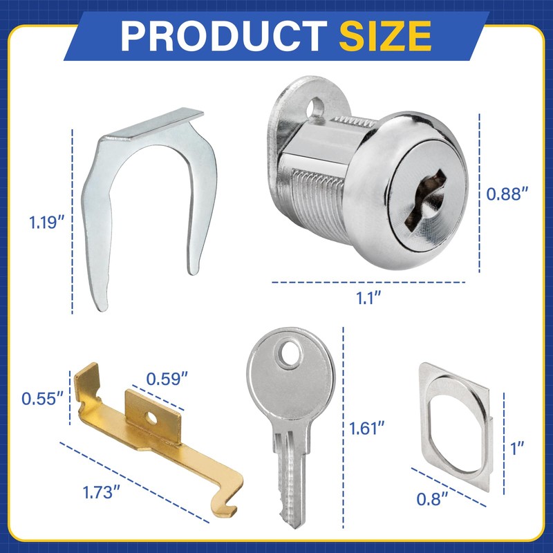 F24/F28 Filing Cabinet Lock Kit for Hon File Cabinet -
