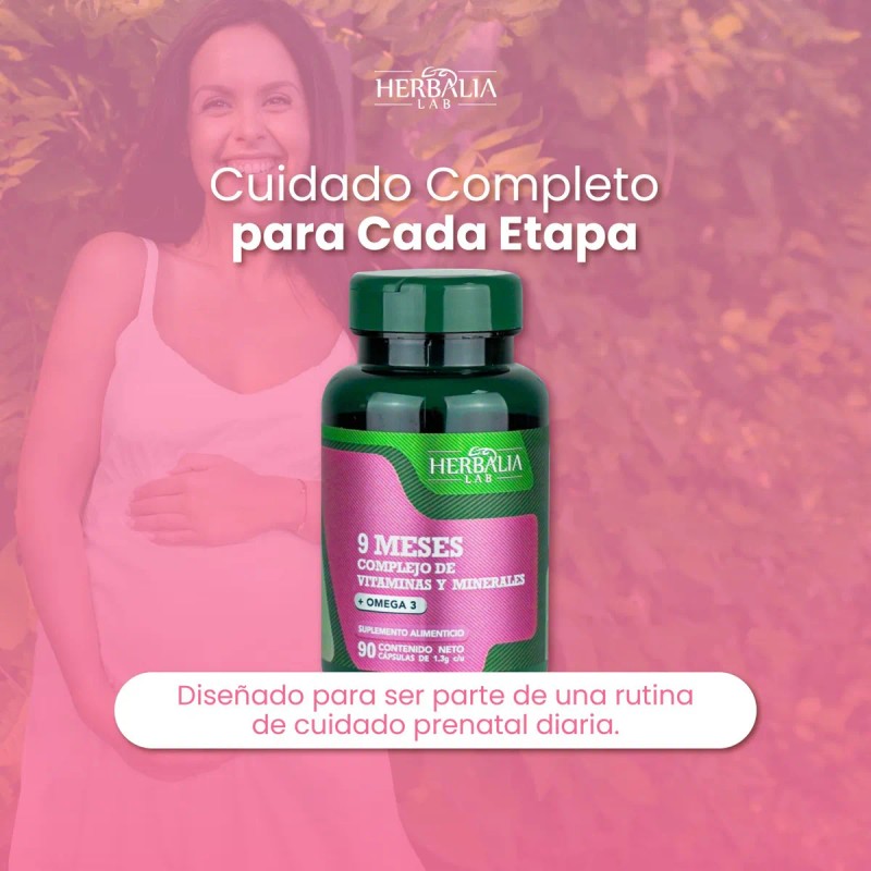 Multivitamnico 9 Meses para Embarazadas con Omega 3 - cido