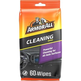 Armor All Car Interior Cleaner Wipes, Interior Cleaning Wipes for Cars, Trucks, Motorcycles, 60 Each