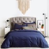 SUSYBAO King Navy Duvet Cover 100% Cotton Blue Duvet Cover