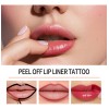 Lápiz Labial 3d Despegable - Mate Para Maquillaje Color