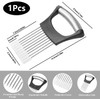 Ptyism 1 Pcs Onion Slicer(with Protective Cover) Onion Holder For丨Vegetable