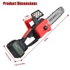 iMounTEk 12In Electric Cordless Chainsaw Portable Chainsaw Tree Trimming Cutting