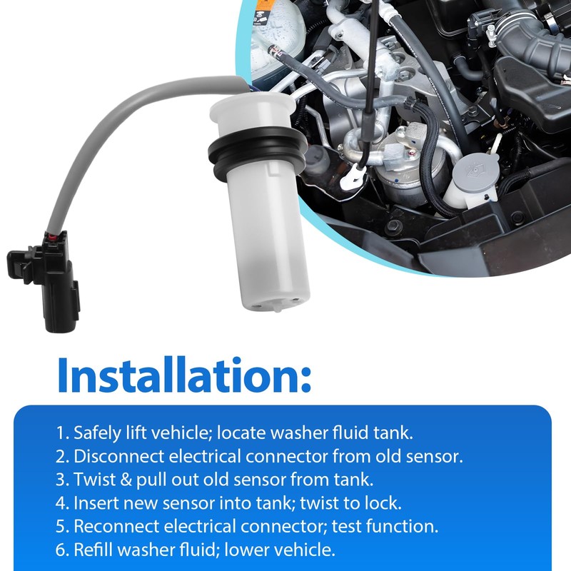 Washer Fluid Level Sensor Compatible with 2014-2021 Outlander 2016-2023 Sport