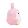 Piggy Bank Cartoon Cute Penguin Shape Pink Large Capacity Coin