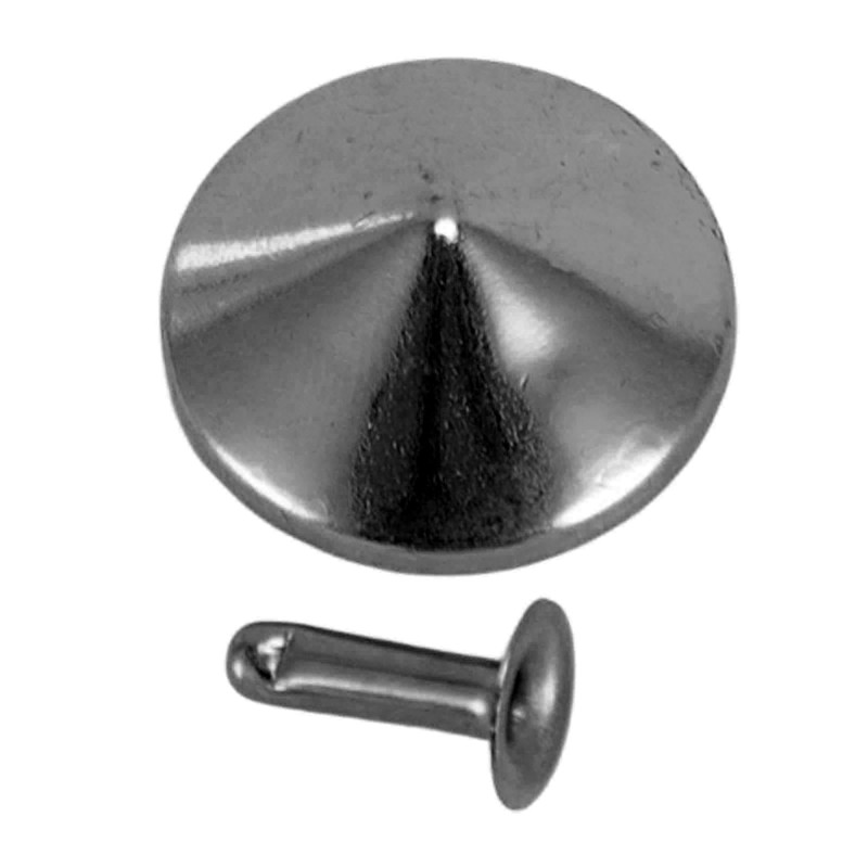 100pcs Mushroom Rivets Multipurpose Double Cap Mushroom Rivets for Belts
