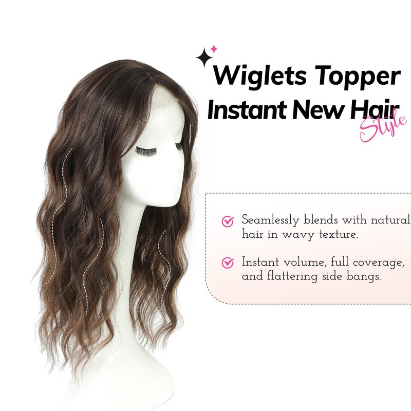 Hair Toppers for Women with Thinning Hair 20 Inch Topper