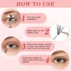 Glowingwin Cluster Lashes 228 PCS Individual Lashes Natural Look False