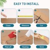 PATTENGO Flexible Baseboard Molding Trim, 4 Inch x 20 Feet