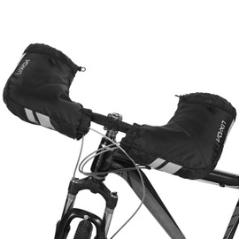 Lixada Bicycle Handlebar Warm Gloves Windproof Bike Mittens Bar Gloves for man woman