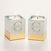 Personalization Universe Lavish Last Name Set of 2 Engraved Silver
