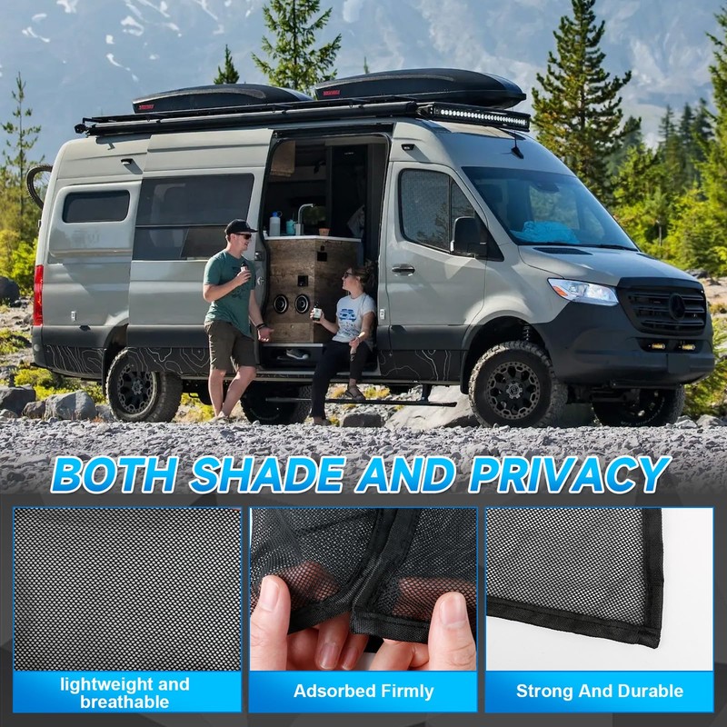 Federedevo Indoor Magnetic Window Bug Screen Compatible with Mercedes Sprinter