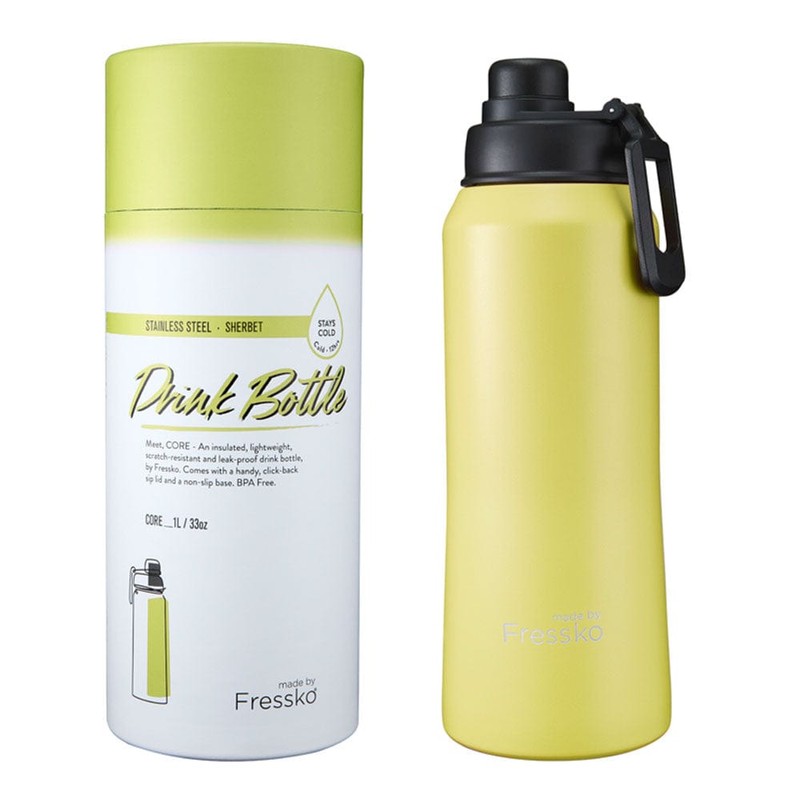 Fressko Insulated Stainless Steel Bottle Sip Lid 1L, Oat