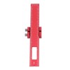 8in Woodworking Marking Ruler Multifunctional Aluminum Alloy Portable Woodworking Scribing