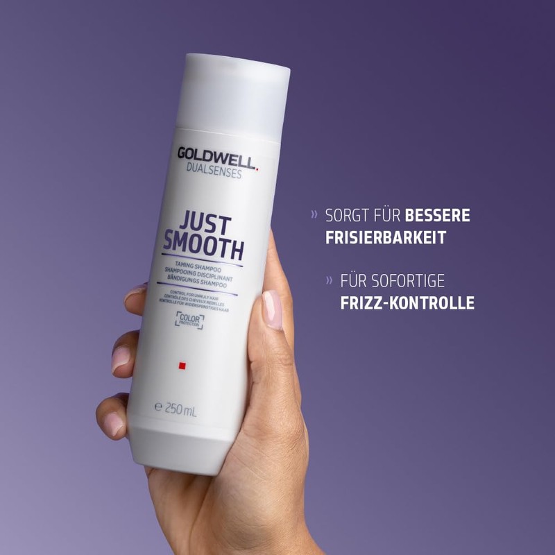 Goldwell Dualsenses Just Smooth Taming Shampoo for Unruly and Restless