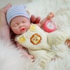 7 Inch Silicone Baby Girl, Mini Realistic Newborn Baby Dolls