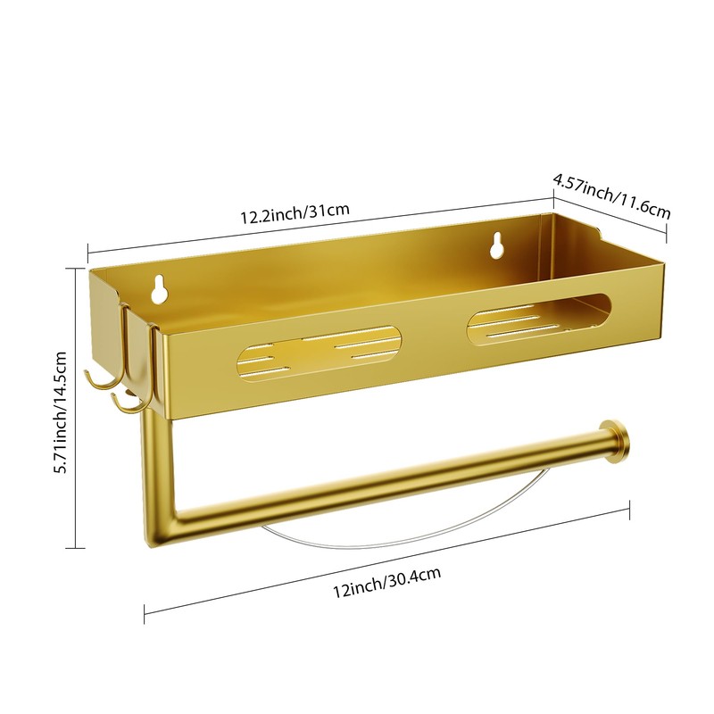 Paper Towel Holder Wall Mount for Kitchen, Paper Towel Holder