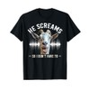 Funny Screaming Goat Therapeutic Support Animal T-Shirt