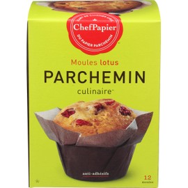 Paper Chef Parchment Cup Lotus 12 Count (Pack of 6)