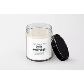 SpreadPassion Data Whisperer Candle - Soy Wax Candle - Hand Poured Candle