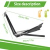 yisanxunshi Greenhouse Automatic Vent Opener (Black Double Spring1PCS)