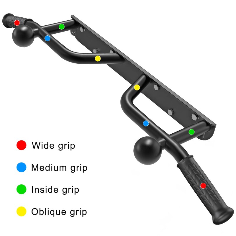 Kipika Heavy Duty Wall Mounted Doorway Pull Up Bar, Multifunctional