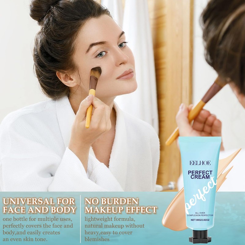 All-Over Complexion Perfector, Long-Lasting CC Cream Foundation, Hydrating Full Coverage