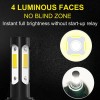 SHENKENUO 4 Sides H11 LED Headlight High or Low Beam
