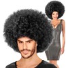 " BLACK JIMMY OVERSIZED WIG" in polybag -