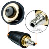 Selyse Pressure Washer Rotary Nozzle, 5 Tips Set, 1/4" Quick