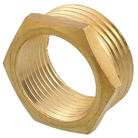 sourcingmap 25mm Female to 32mm Male Thread Adapter Fitting Brass Tone