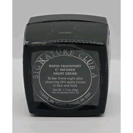 Signature Club A Rapid Transport C Infused Night Creme 1.7 oz Sealed